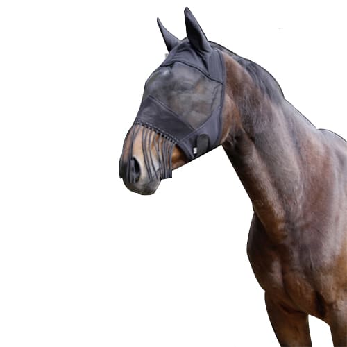 Masque Anti-mouches Avec Oreilles Et Motifs Pour Chevaux - 8 Modèles - Lavable Machine