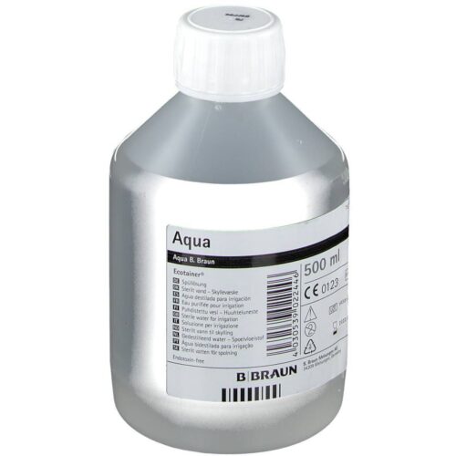 eau pour nettoyage coupelle